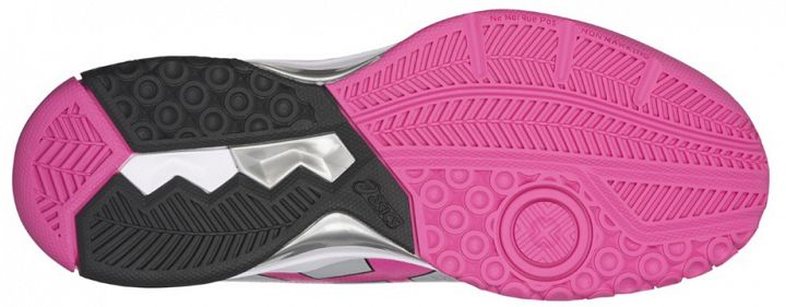Asics Gel-Rocket 8 Mid Grey Pink Glow